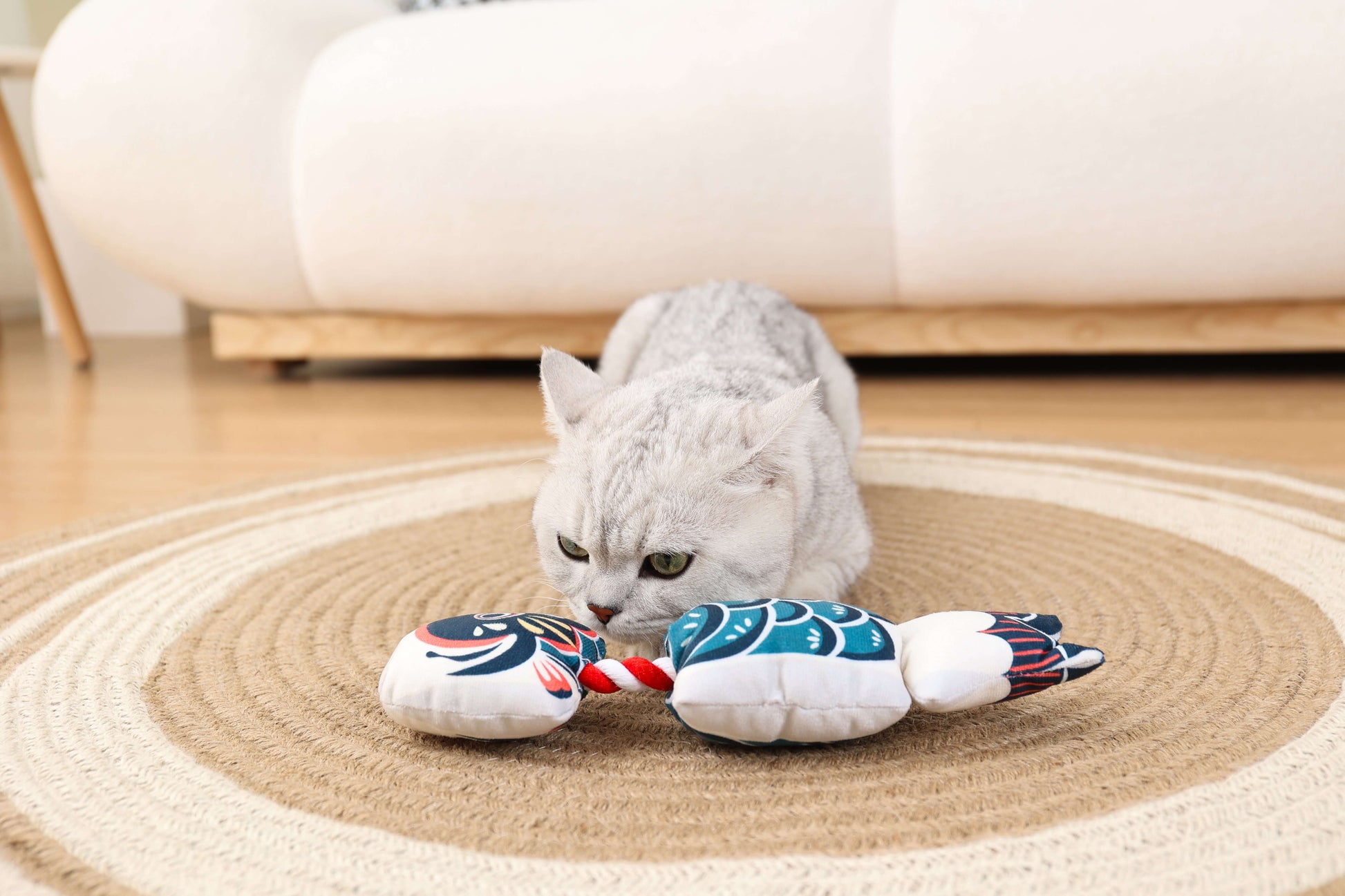 Natural Jute Round Area Rug - Stylish & Durable