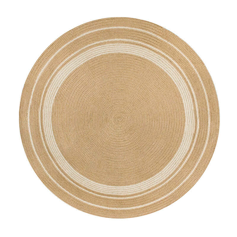 Natural Jute Round Area Rug - Stylish & Durable
