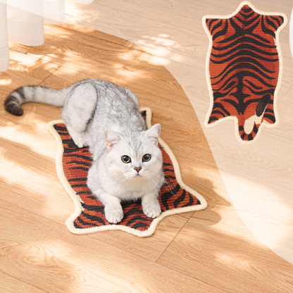 Tiger Print Natural Sisal Cat Scratching Mat