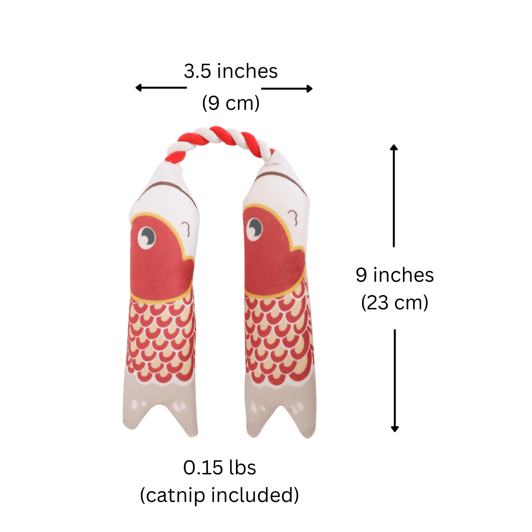 Interactive Catnip Fish Toy - Japanese Style