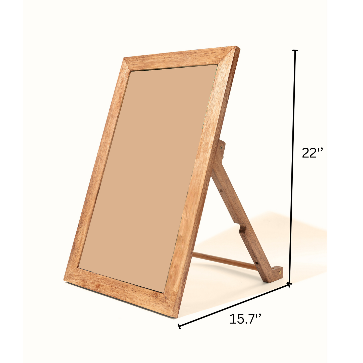 Elegant wooden art frame measuring 22x15.7 inches, perfect for modern decor and lasting durability.