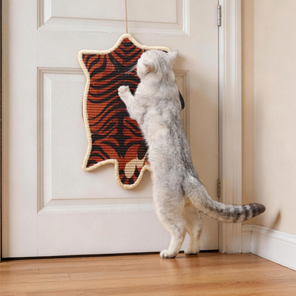 Tiger Print Natural Sisal Cat Scratching Mat