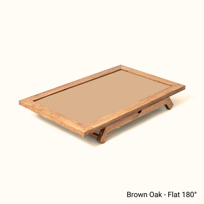 Elegant brown oak art frame, modern design, durable wood construction, perfect for enhancing your living space.